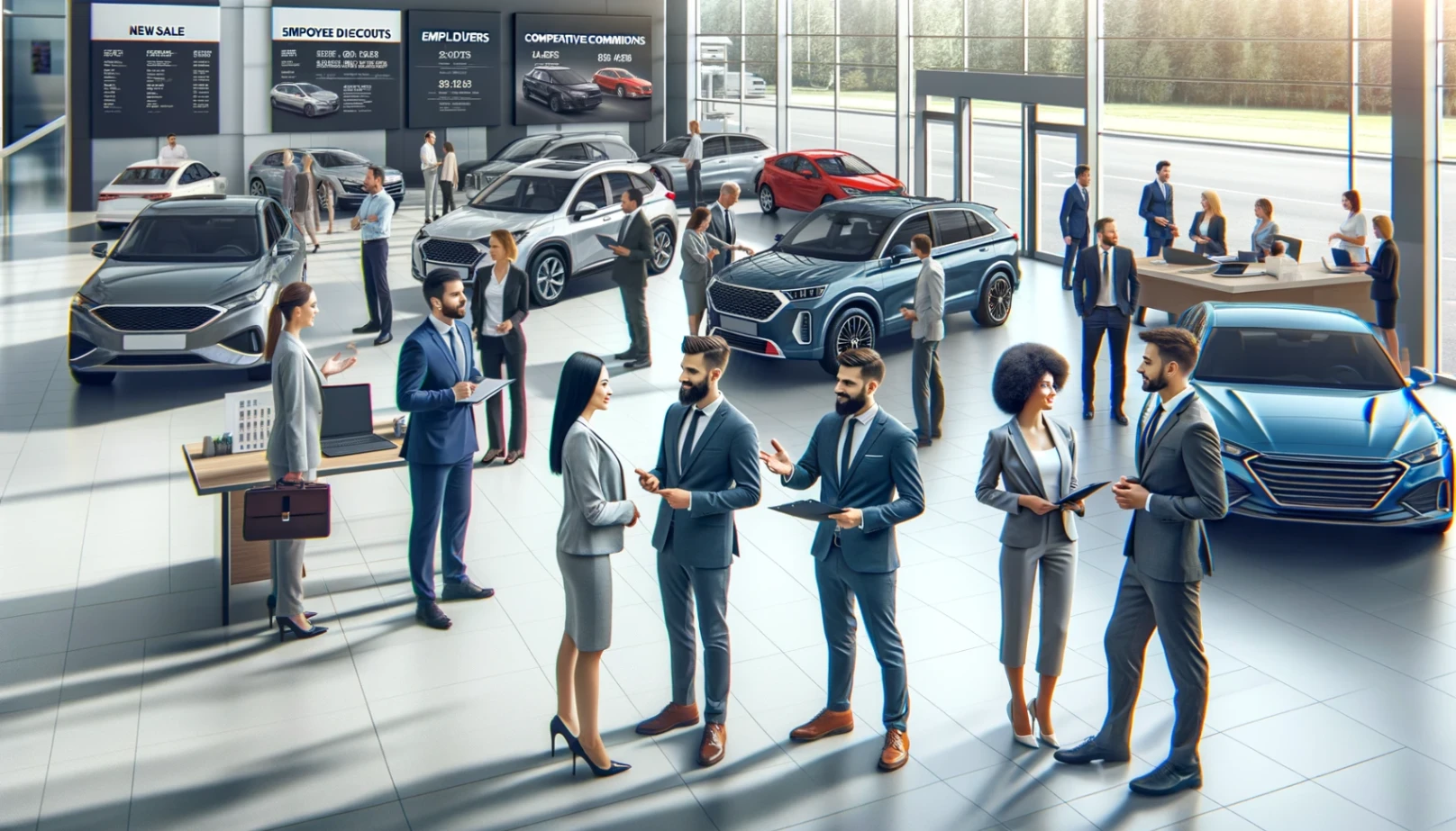 Automobile Sales Roles: 15% Employee Discount and Competitive Commissions for All Levels
